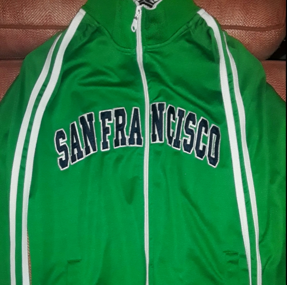 2/$35 Men's XL San Francisco track jacket